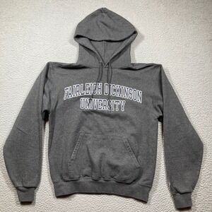 Fairleigh‎ Dickinson University Hoodie Adult Small Gray Pullover Sweatshirt
